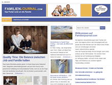 Tablet Screenshot of familienjournal.com